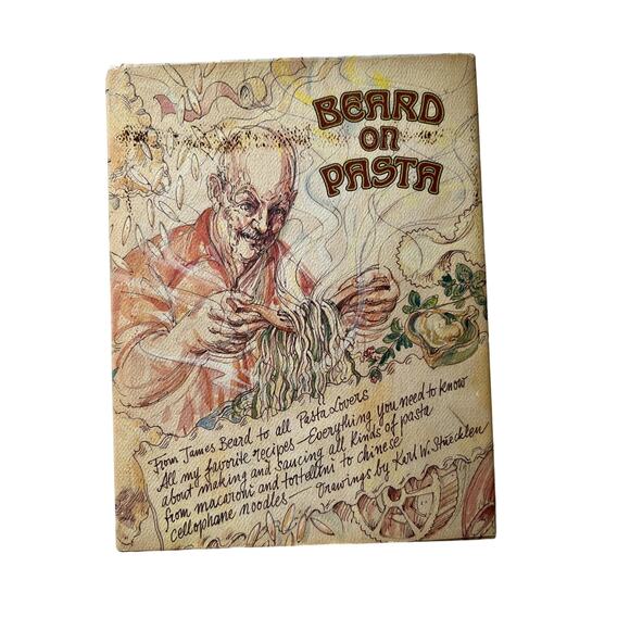 John Beard On Pasta 1983 Hardback Book With Dust Jacket Vintage Excellent - Picture 1 of 5